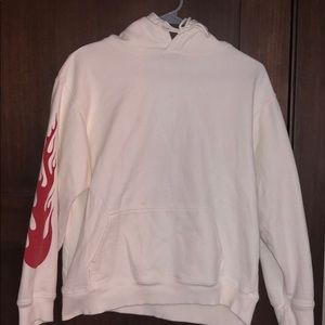 Brandy Melville flame hoodie